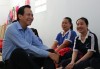 Bộ trưởng Bộ LĐTBXH Đào Ngọc Dung thăm hỏi các học viên tại Cơ sở cai nghiện ma túy tỉnh Bạc Liêu